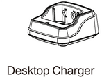 Desktop charger base for KC-589